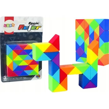 Hračka pro nejmenší Logická hra Magická kostka Skládací had