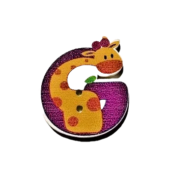 Knoflík Knoflík dřevěný G