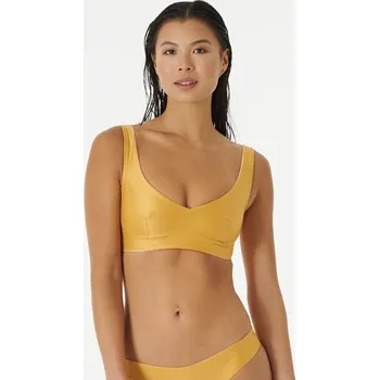 Dámské plavky RIP CURL horní díl - Mirage Revo Crop Gold (146)