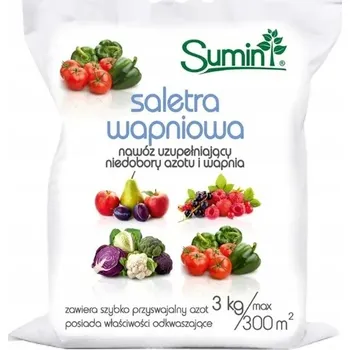 Hnojivo Doplňkové hnojivo: Ledek vápenatý pro doplnění dusíku a vápníku Sumin 3 kg
