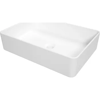 Umyvadlo Umyvadlo na desku obdélníkové Deante 50,5 cm bílé