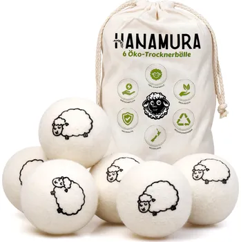 Praní a péče o prádlo Hanamura Míčky do sušičky prádla