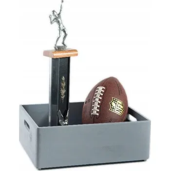 Obraz Dřevěná bedýnka 40x30x13,5 cm Šedá