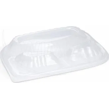 Víčko (PP) ECONOMY průhledné pro menu mísu do mikrovlnky 78313 [100 ks]