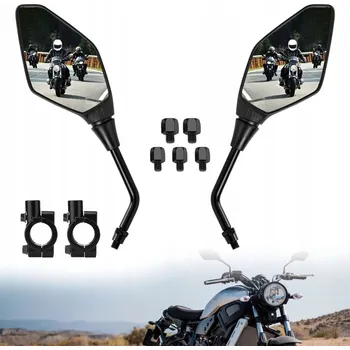 Zrcátko pro motocykl ZRCÁTKA PRO SKÚTR MOTOCYKL ČTYŘKOLKU MOTOCYKLOVÁ OBJÍMKA REDUKCE M8 M10 ATV