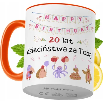 Hrnek Polidraw Hrnek Polidraw Narozeniny20 keramika 330 ml