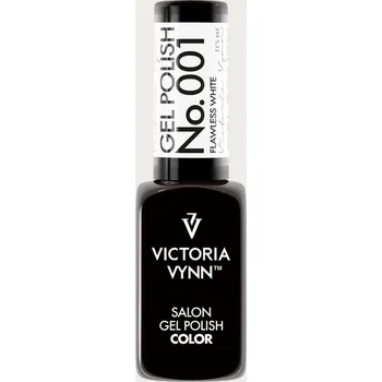 Lak na nehty Hybridní lak barevný lak Victoria Vynn Bílá Flawless White