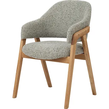 Dubové křesílko Clara zeleno-béžové