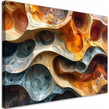 Obraz Obraz do obýváku, kanceláře, Abstraktní organická struktura skal, 60x40 cm