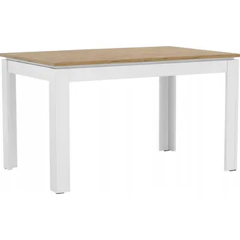 Jídelní stůl Kuchyňský stůl Kondela čtvercový bílý 86 x 135 x 77,8 cm