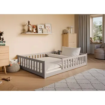 Dětská postel Dětská Montessori postel z masivu borovice BETTY - 200x120 cm - KAŠMÍROVÁ