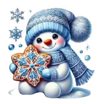 Nažehlovací obrázek - veselý sněhulák IV (8,5 x 9,0 cm)