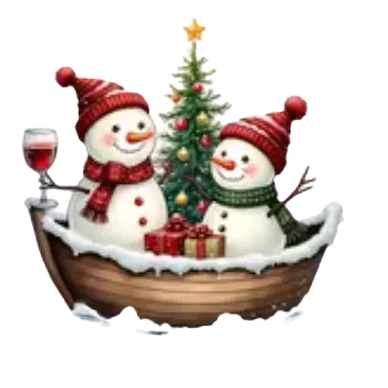 Vánoční dekorace Nažehlovací obrázek - vánoční sněhulák IX (8,2 x 9,0 cm)