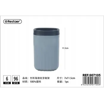 Držák na kartáček Elegantní stojan na kartáčky v šedé barvě