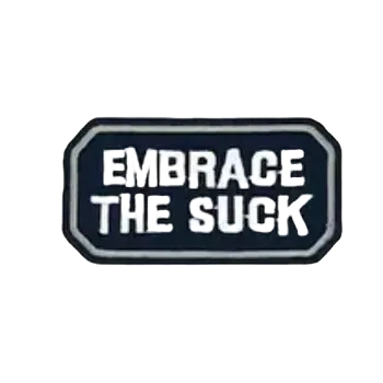 Nažehlovací nášivka - EMBRACE ... (7,0 x 3,5 cm)