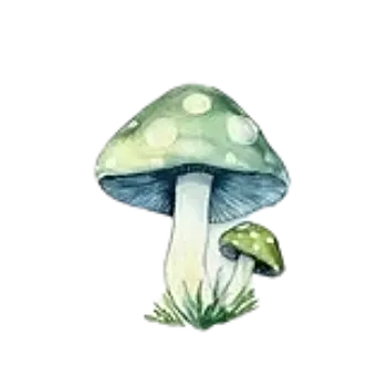 samolepka Samolepky - houby VI (sada 5 ks)