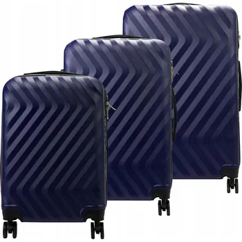 Pierre Cardin sada kufrů ABS modrá