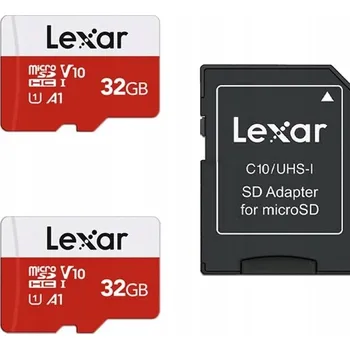Paměťová karta Lexar 32GB microSD Paměťová Karta, microSDHC UHS-I A1 s adaptérem