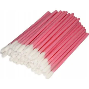 Lesk na rty NAIL4U Aplikátory s velurovou špičkou na lesk Růžové 50 kusů