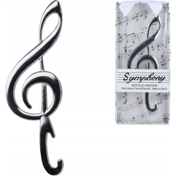 Otvírák OTVÍRÁK NA LAHVE HOUSLOVÝ KLÍČ DÁREK PRO HUDEBNÍKA GADGET SUVENÝR
