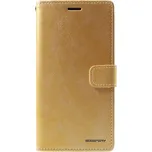 Pouzdro / kryt pro iPhone XS MAX - Mercury, Bluemoon Diary Gold