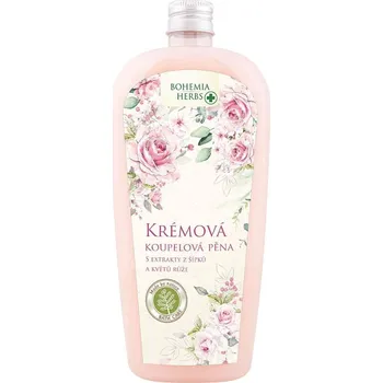 Koupelová pěna Pěna do koupele s extrakty z plodů šípku a květů růže 500 ml