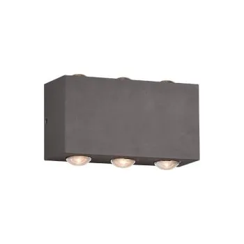 Venkovní osvětlení Trio 240760142 LED venkovní nástěnná lampa Clyde 2x3W | 300lm | 3000K | IP54 - směr osvětlení nahoru a dolů, antracit + K nákupu nad 3000 Kč dárek zdarma