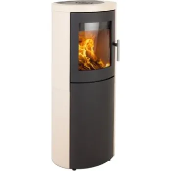 Krbová kamna HETA Scan-line 810 černý lak a kompletní obklad vápenec