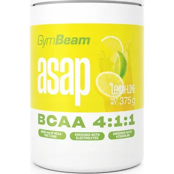 Aminokyselina GymBeam BCAA Hydrate 375g CITRON & LIMETKA - Aminokyseliny