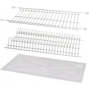 Odkapávač na nádobí Sušák na nádobí do skříňky 80 cm bílý WIEXPOL