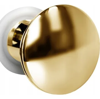 Sifon Zátka s přepadem klik-klak kulatý HydroSan zlatá