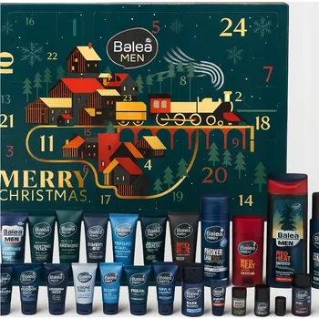 Kosmetická sada Kosmetická sada Balea Adventní kalendář MEN 24 produktů pro péči o obličej