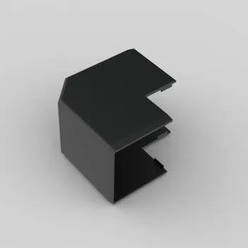 kabelová chránička Roh KOPOS vnější 8646 LHD 40x40 černý