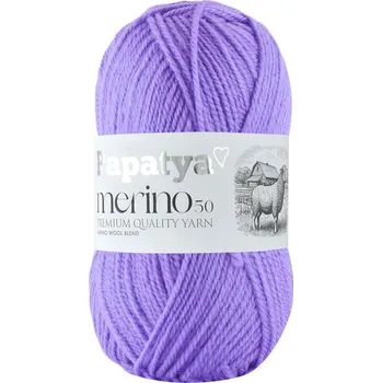 Příze Papatya Merino 50, 5430, fialová