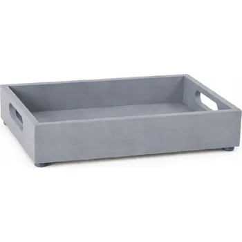 Dřevěný dekorativní tác s úchyty Podnos na dezerty muffiny popelník