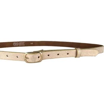 Opasek PENNY BELTS Kožený opasek 20-203Z-605 zlatý - 95 cm