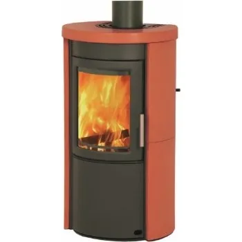 Krbová kamna HETA Scan-line 500 černý lak a kompletní obklad keramika