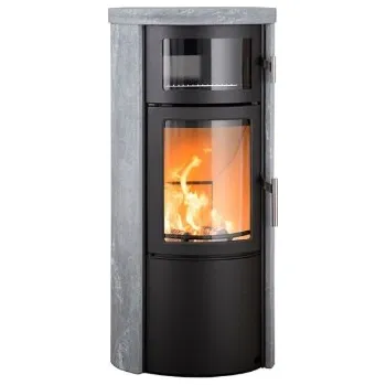 Krbová kamna HETA Scan-line 520B černý lak a kompletní obklad mastek