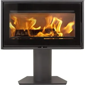 Krbová kamna HETA Scan-line 100R na fixní noze černý lak