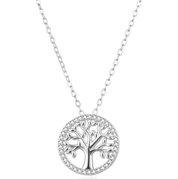 Náhrdelník Slušivý stříbrný náhrdelník Strom života AGS1542/47 Agato