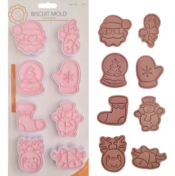 Vykrajovátko Dortisimo Plastové vypichovače Vánoce 1 (8 ks)