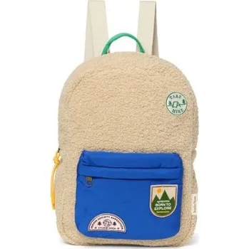 Dětský batoh Studio Noos Dětský batoh Midi Teddy - Ecru/Cobalt