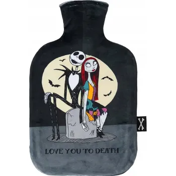 Termofor Plyšový termofor s motivem Jacka a Sally, 1,8 l, s obalem