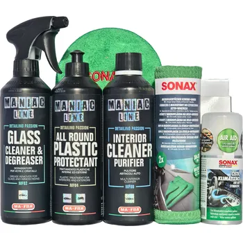 Autokosmetika MA-FRA MANIAC Výběr INTHERY na interiér auta - sada autokosmetiky na čištění vnitřku vozu