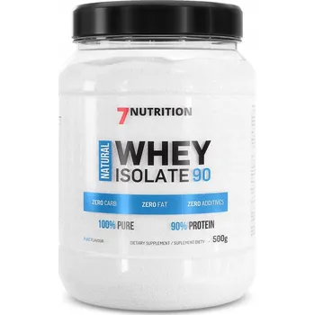 Protein Proteinový izolát 7Nutrition přírodní prášek 500 g