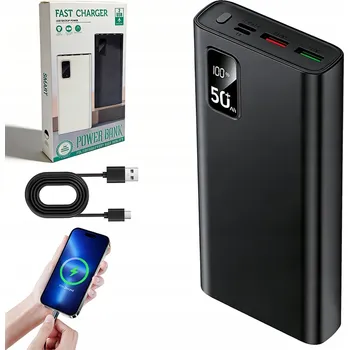 Powerbanka VÝKONNÁ RYCHLÁ CESTOVNÍ POWERBANKA 50000 mAh 22,5W PD QC USB USB-C POWER BANK