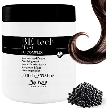 Vlasová regenerace Kyselá Maska na Vlasy Be Hair BeTech Acidifying Mask 1000ml Keratin