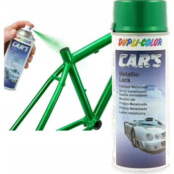 Barva ve spreji Dupli Color Cars Metalický Lak Zelená Metalíza Sprej 400ML