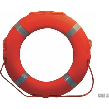 Kruh záchranný oranžový 75 cm - certifikovaný