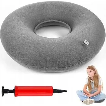 Polštář Ortopedický polštář na hemoroidy po operaci k sezení s pumpičkou